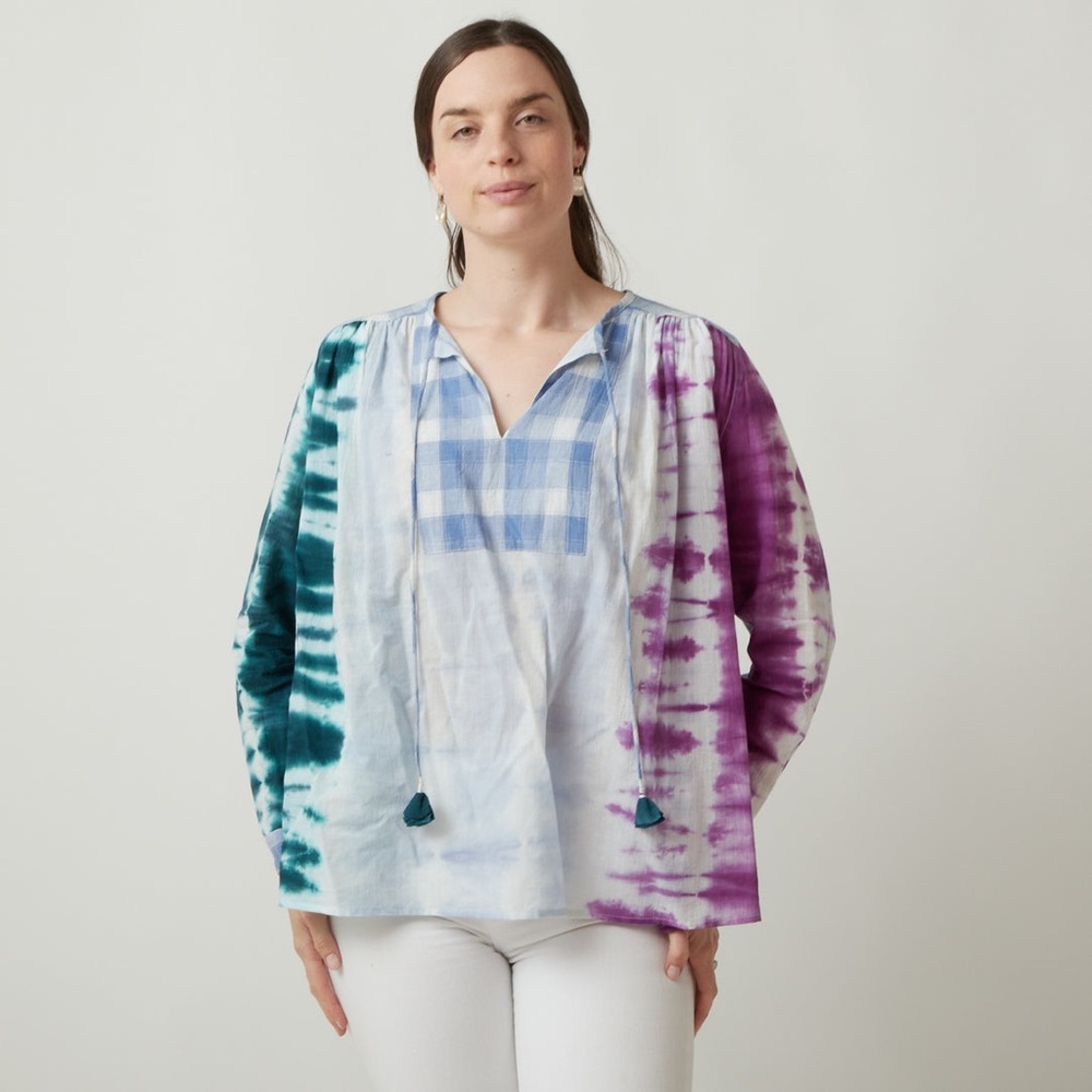 V de Vinster Tie & Dye Top